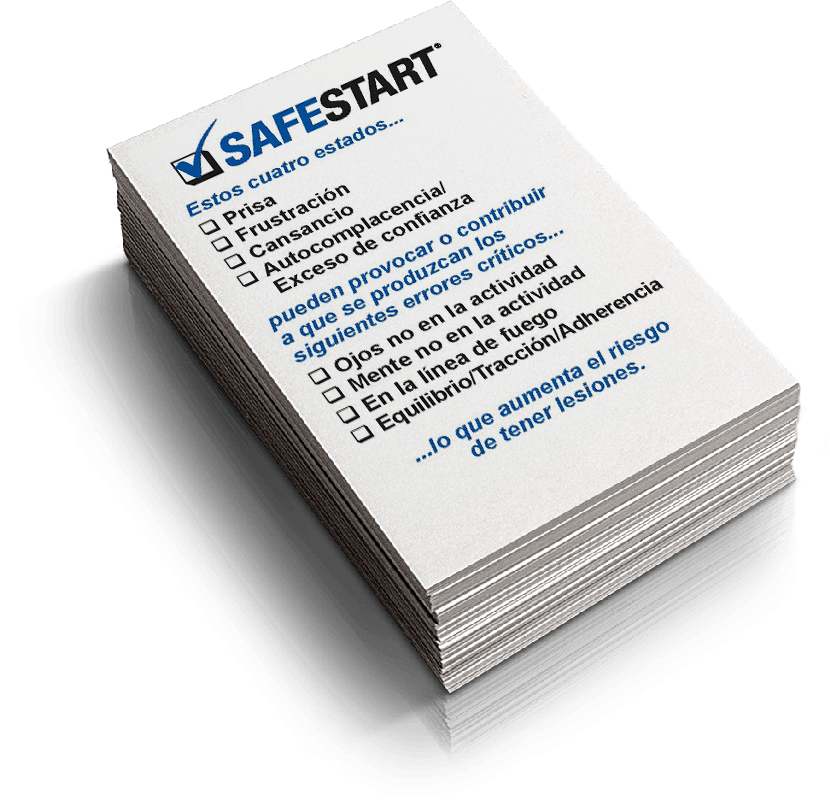 Tarjeta SafeStart - Cuatro estados